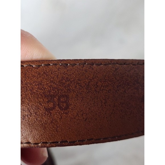 Johnston & Murphy Aniline Kipskin Shoulders‎ Handcrafted Belt 34"  - 38" length - Picture 8 of 9